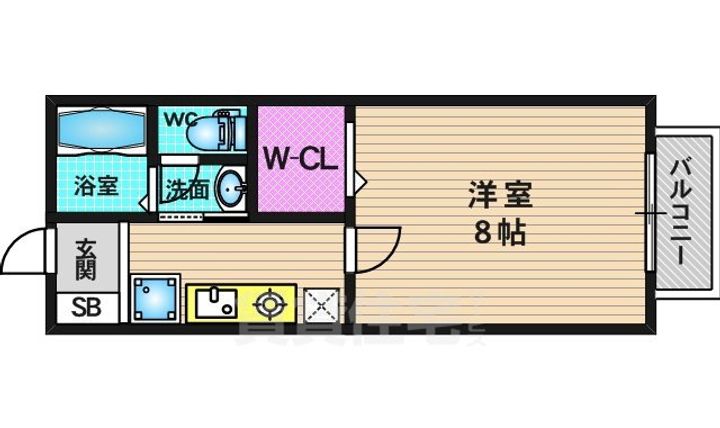 メゾン桂の間取り