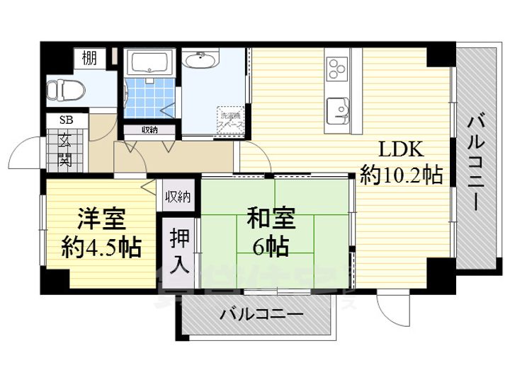 サンコーグランピアの間取り