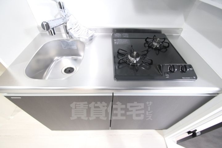 大阪府堺市堺区新在家町東2丁の賃貸マンションのキッチン