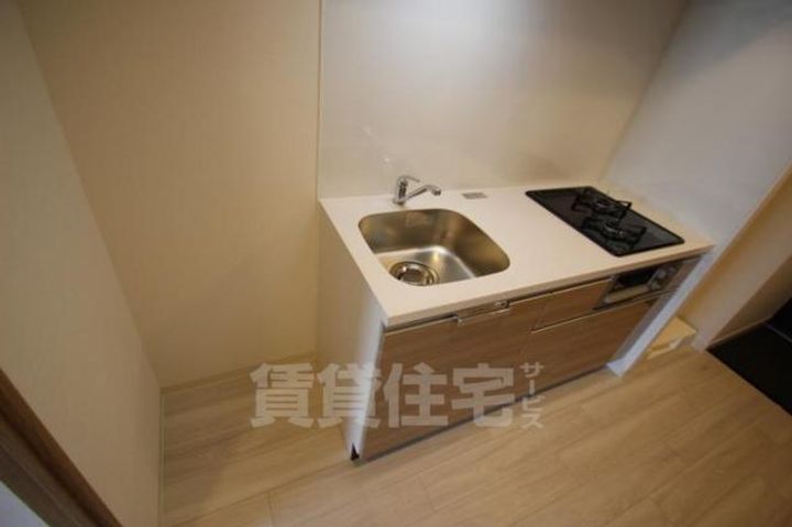 大阪府大阪市淀川区加島1丁目の賃貸マンションのキッチン