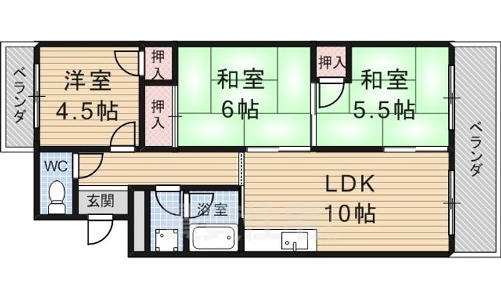 「サンパレス」の間取り