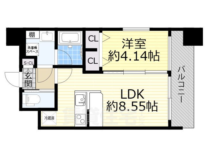 大阪府大阪市都島区大東町1丁目の賃貸マンションの間取り