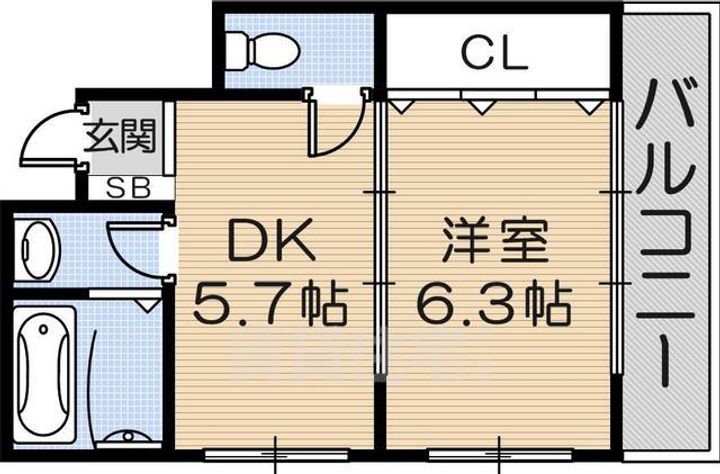 ハイツオリーブの間取り