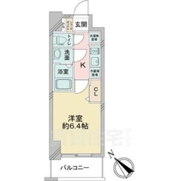 アステリ鶴舞テーセラの間取り