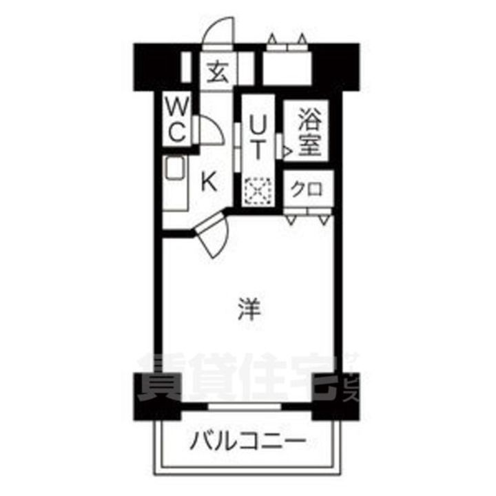 愛知県名古屋市東区筒井2丁目の賃貸マンションの間取り