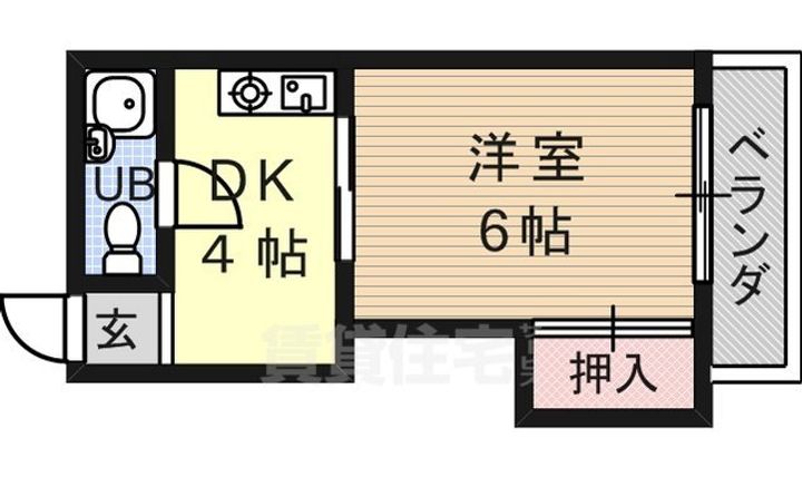 Stable勧修寺の間取り