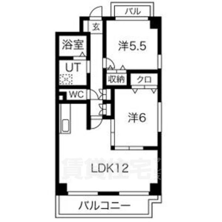 エステート良和 N棟の間取り