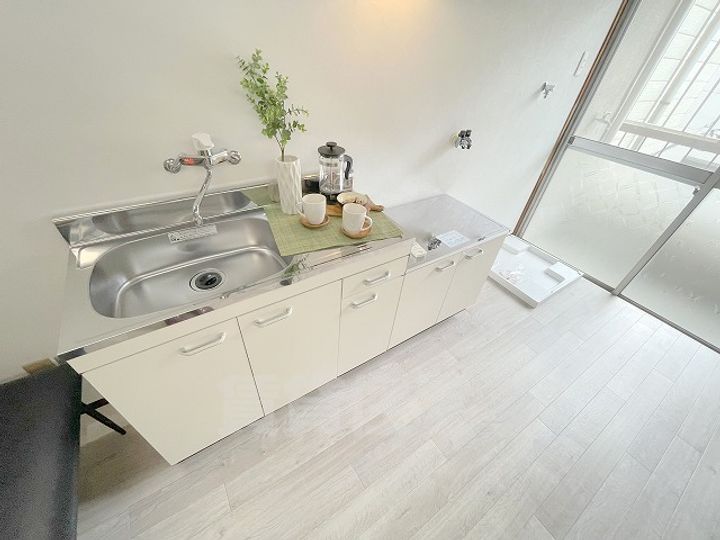 大阪府藤井寺市沢田2丁目(一戸建)の賃貸物件のキッチン