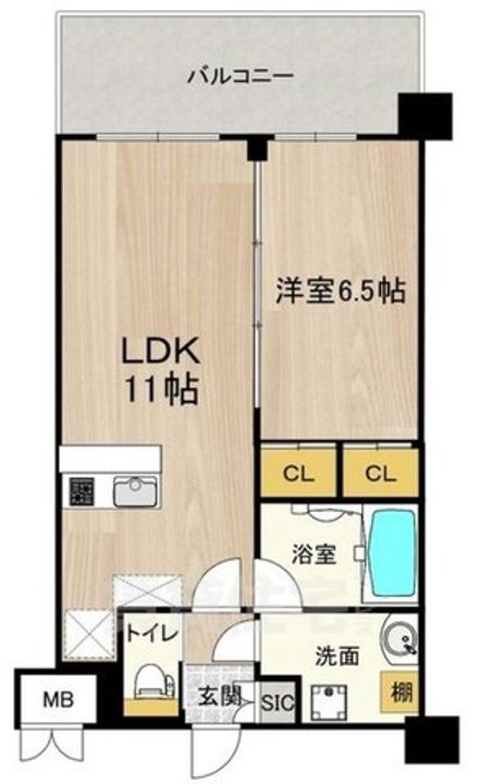 大阪府大阪市旭区赤川2丁目の賃貸マンションの間取り