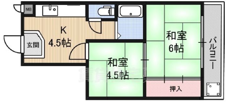 ハイツアスカの間取り