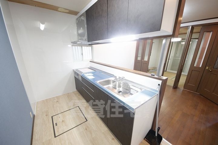 大阪府東大阪市五条町(一戸建)の賃貸物件のキッチン