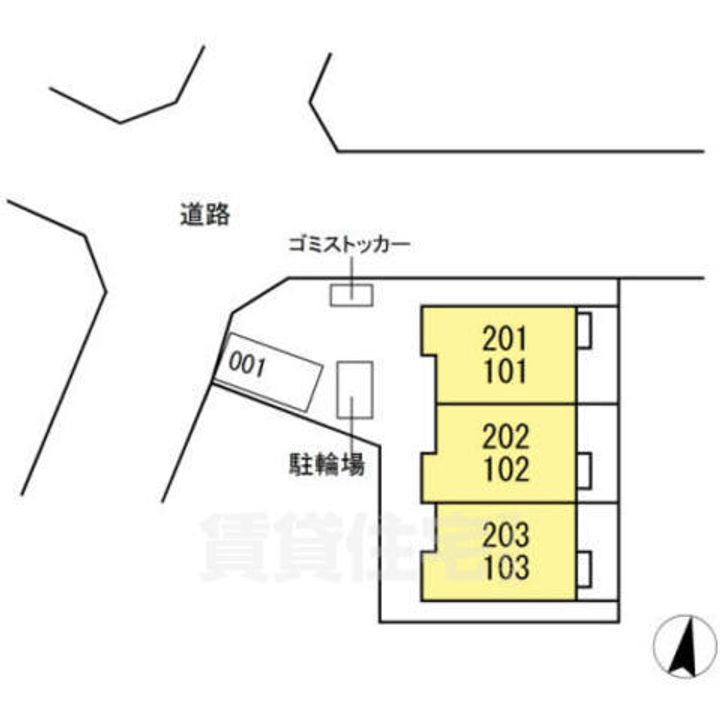愛知県名古屋市南区六条町1丁目の賃貸アパートのその他画像