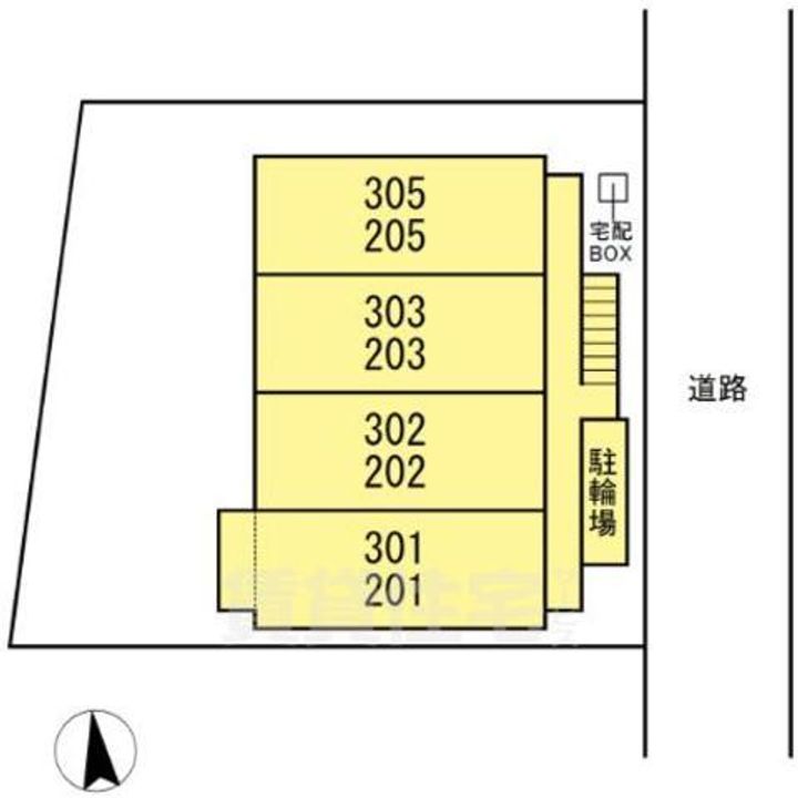 プリマステラの地図