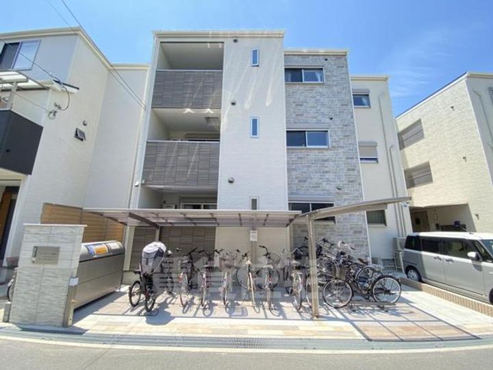 大阪府寝屋川市萱島桜園町の賃貸アパートの外観