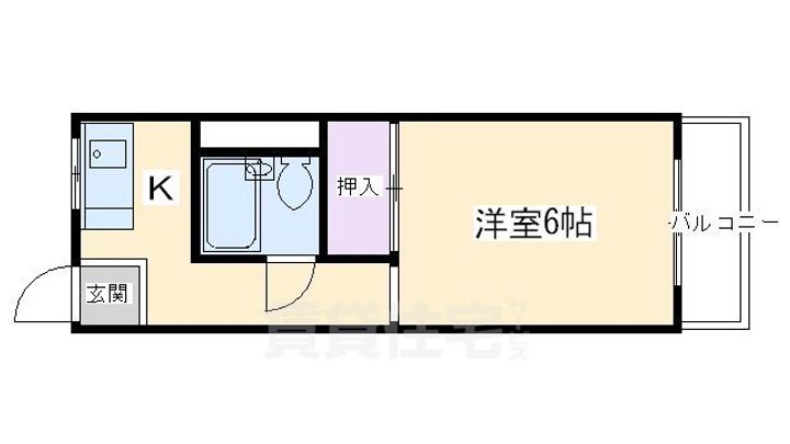 メゾンポエム1の間取り