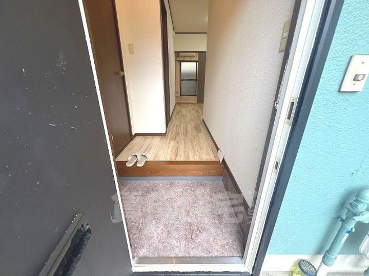 明石マンション101の玄関