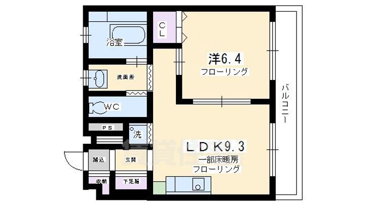 ドミール東山の間取り
