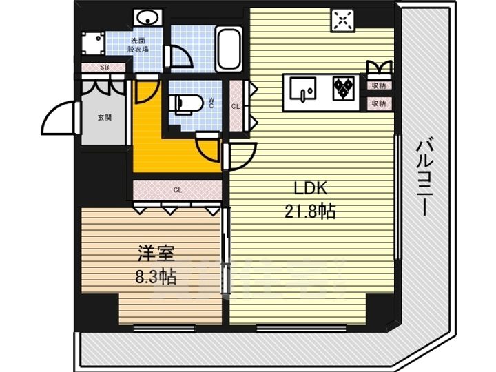 セイワパレス丸の内駅前の間取り