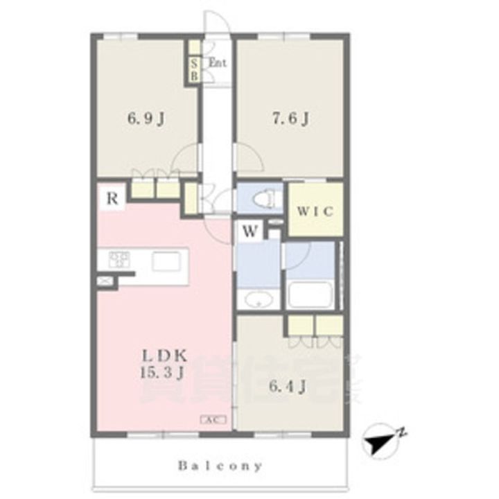 Residence d’ 東山の間取り