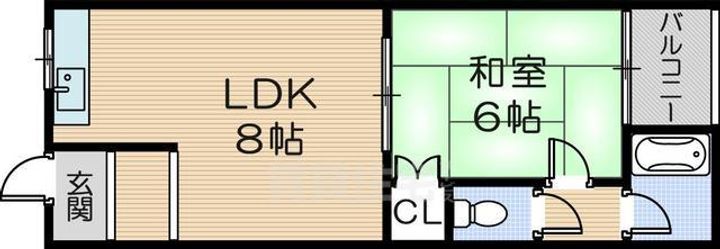 マンション信濃の間取り