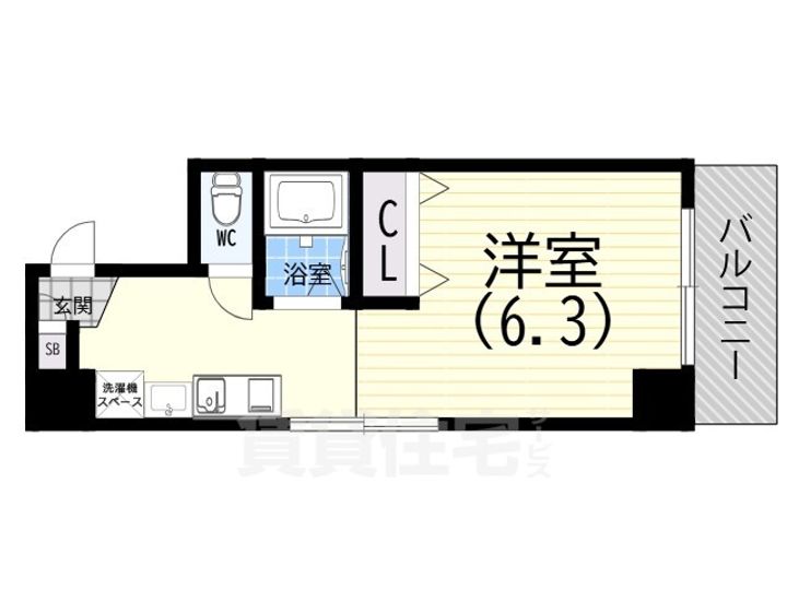 眺港苑の間取り