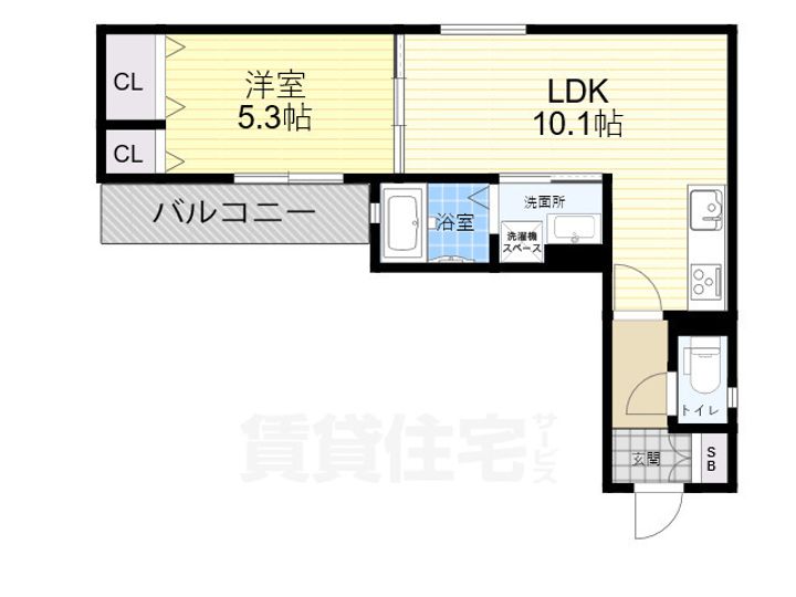 ピレーネ東本町の間取り