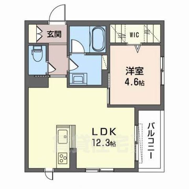 大阪府堺市堺区南田出井町2丁の賃貸マンションの間取り