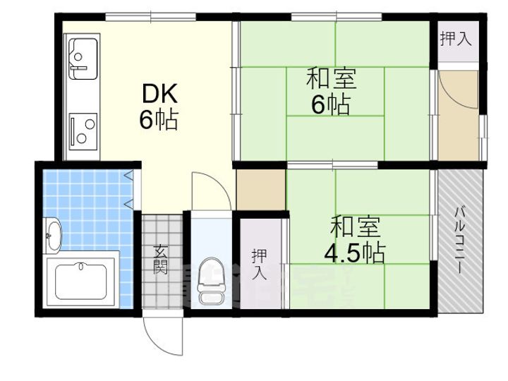 緑町ウエダハイツの間取り