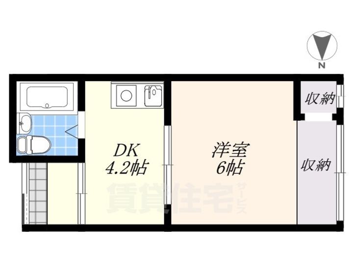 若江本町4丁目アパートの間取り