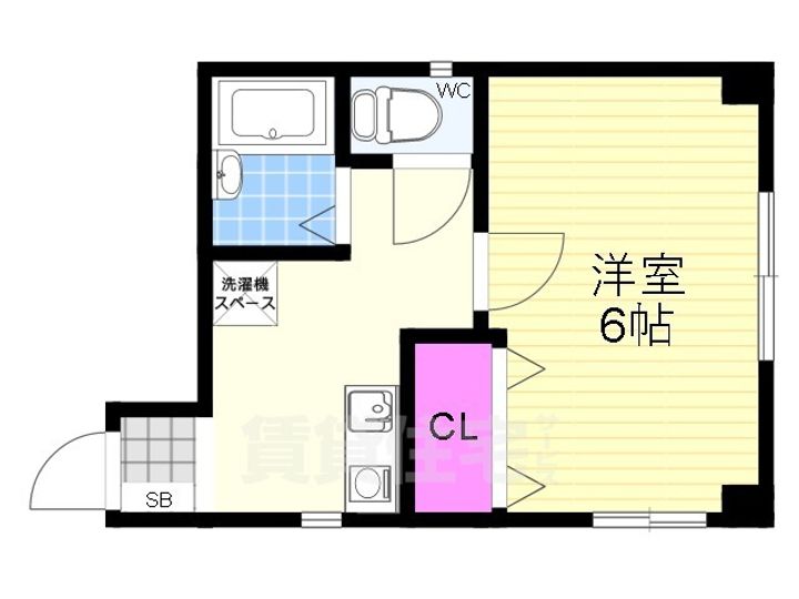 大阪府大阪市西淀川区柏里3丁目の賃貸マンションの間取り