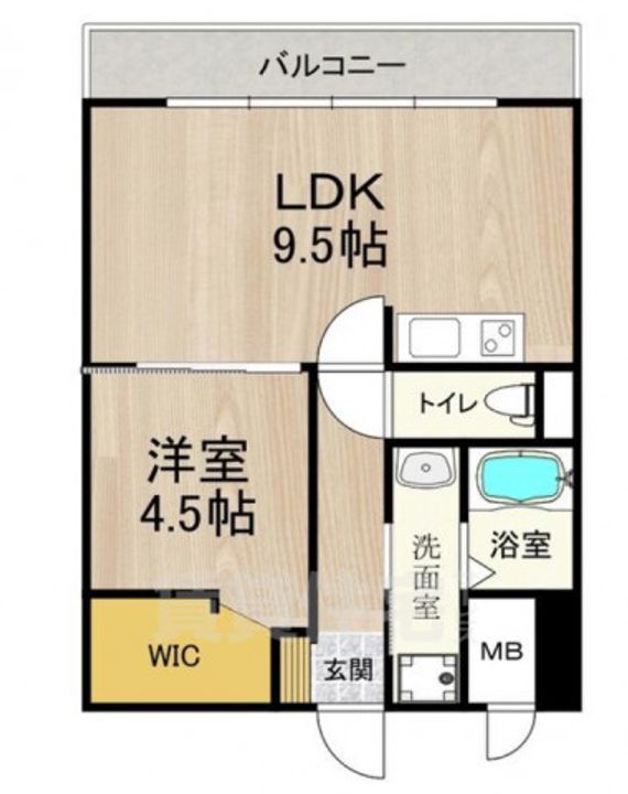 大阪府大阪市淀川区西宮原2丁目の賃貸マンションの間取り