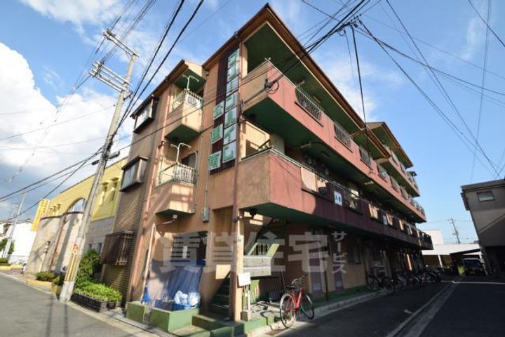 大阪府大阪市東住吉区公園南矢田4丁目の賃貸マンションの外観