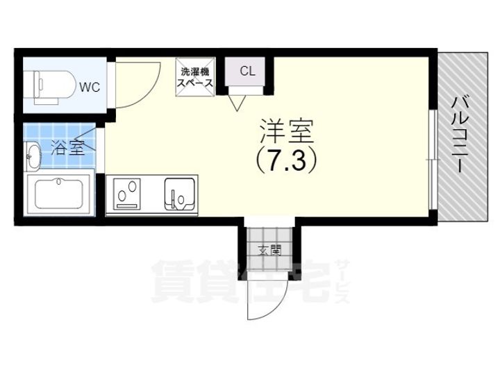 BowLong Hamazoe202の間取り