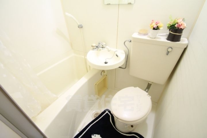 大阪府大阪市住吉区苅田4丁目の賃貸マンションの風呂