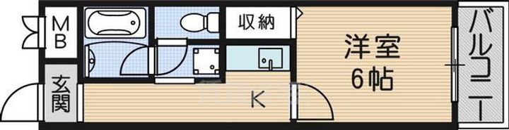 キャッスル武庫川の間取り