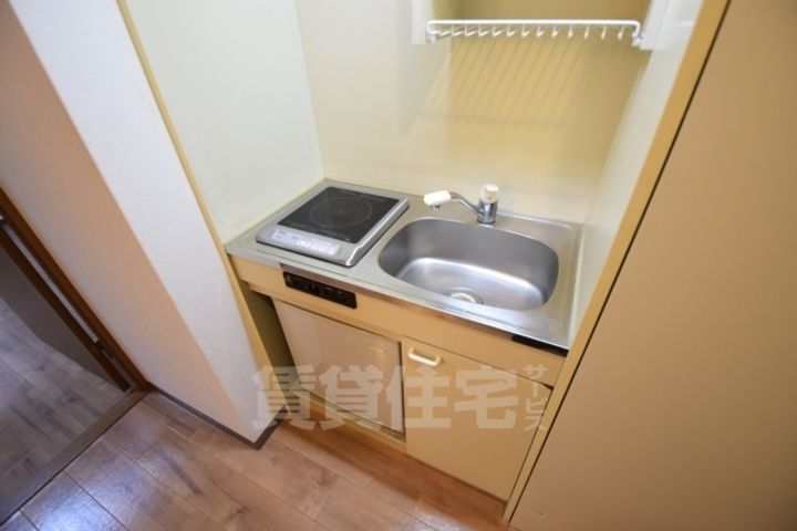 大阪府堺市西区上野芝町2丁の賃貸マンションのキッチン