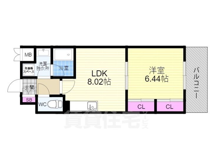 プラネシア星の子四条西洞院の間取り