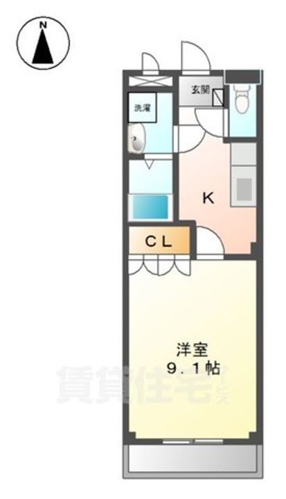 グランドパレス堀越の間取り