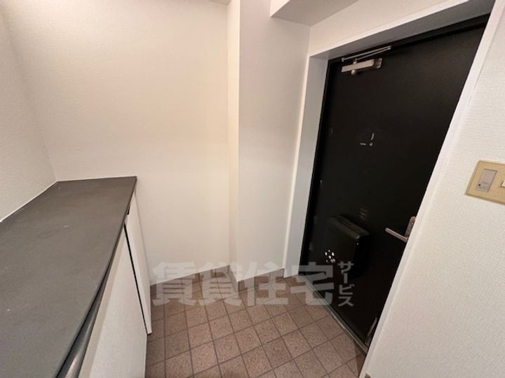 シオンズガーデン花川(元おおきに花川サニーアパートメント)の玄関