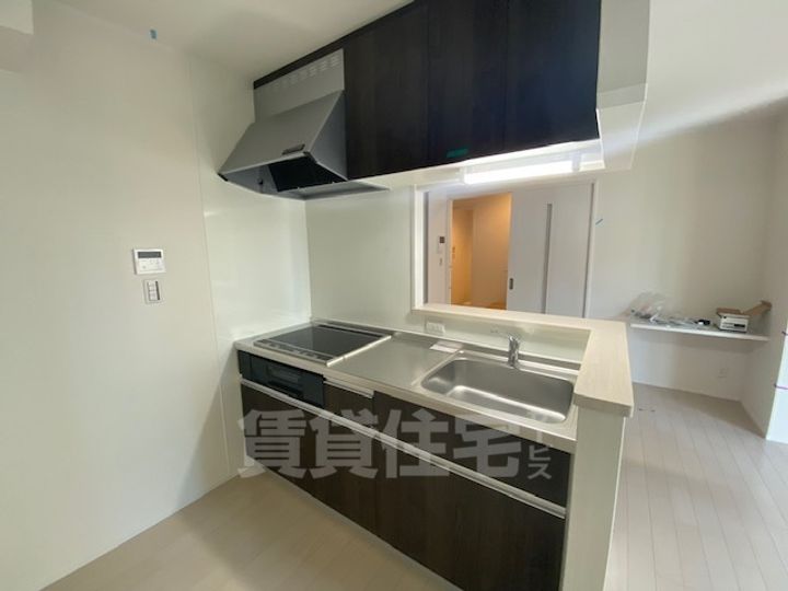 大阪府堺市北区百舌鳥梅町1丁の賃貸アパートのキッチン