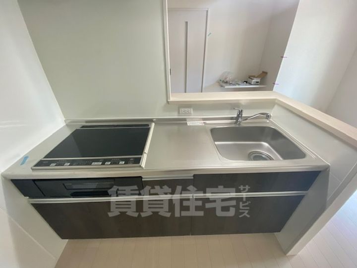 大阪府堺市北区百舌鳥梅町1丁の賃貸アパートのキッチン
