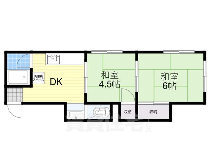 長居グリーンハイツの間取り