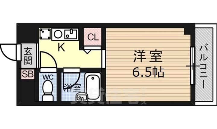 萱野ビルの間取り