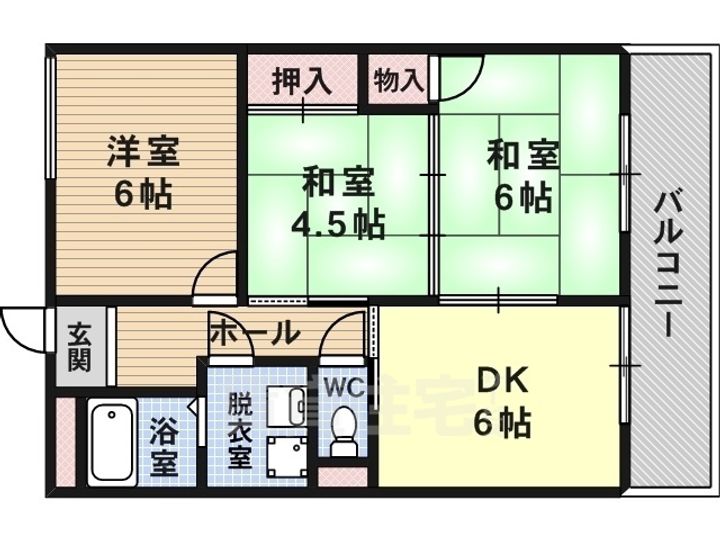 サンヒルズハイムの間取り