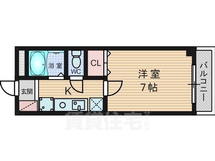 アルビーコートの間取り