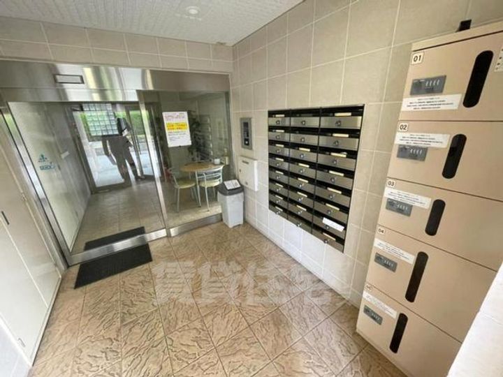 大阪府豊中市庄内西町4丁目の賃貸マンションの玄関