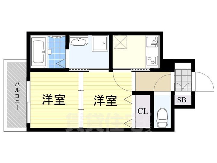 プライムアーバン博多の間取り