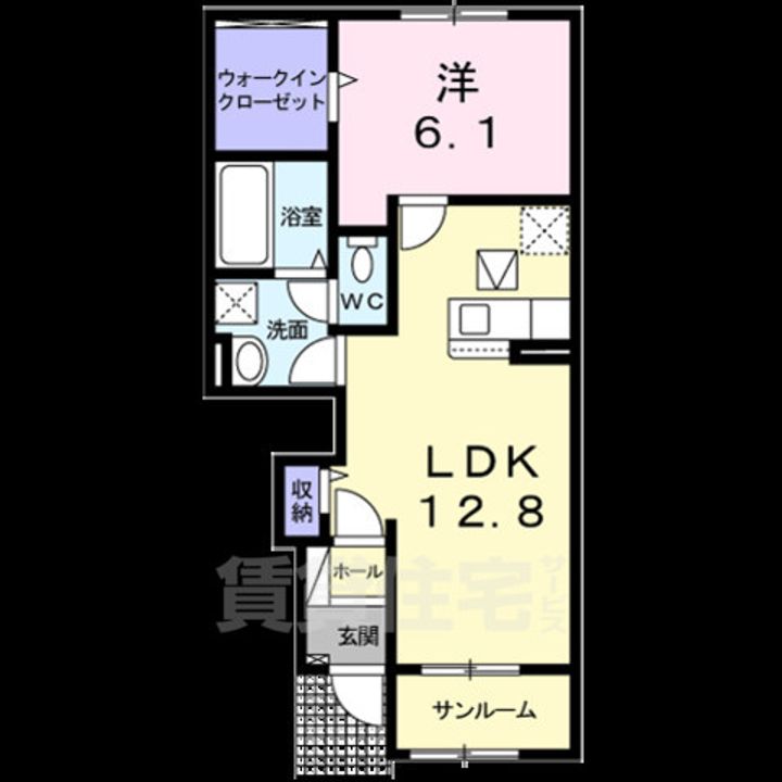 パインオーク?の間取り