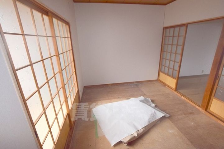 新栄河原コーポ2Fの寝室