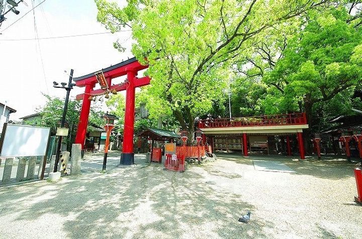 大阪府東大阪市下六万寺町2丁目の賃貸アパートの周辺
